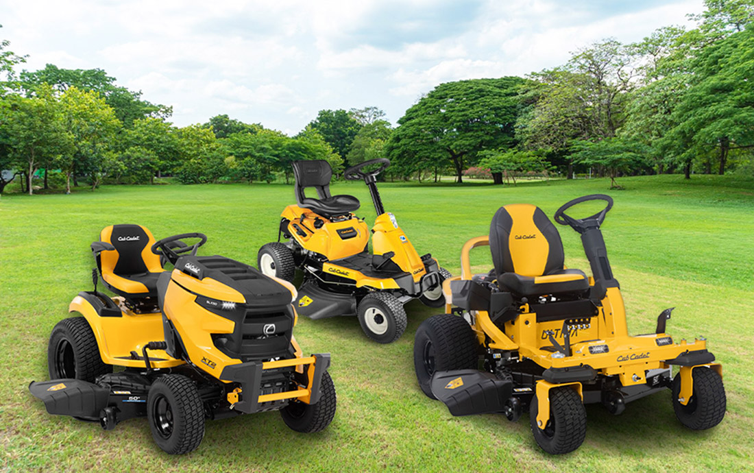 รถตัดหญ้านั่งขับมีกี่ประเภท