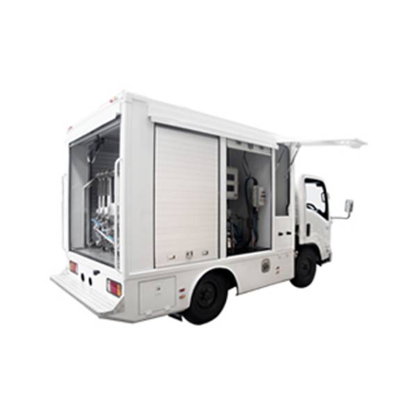 Mobile meter inspecting truck