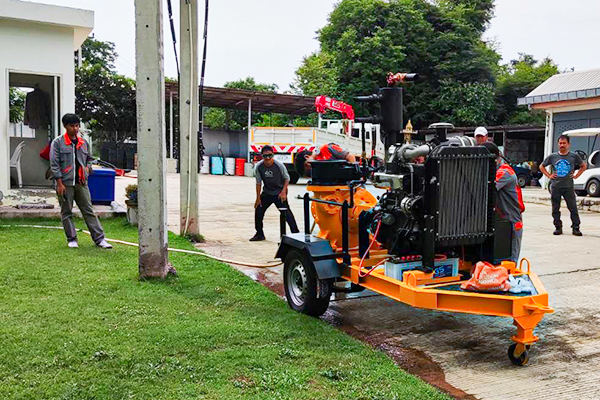 งานส่งมอบ เครื่องสูบน้ำหอยโข่ง YANSHAN รุ่น SPLIT CASE